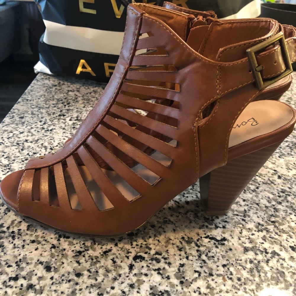 Brown heels
